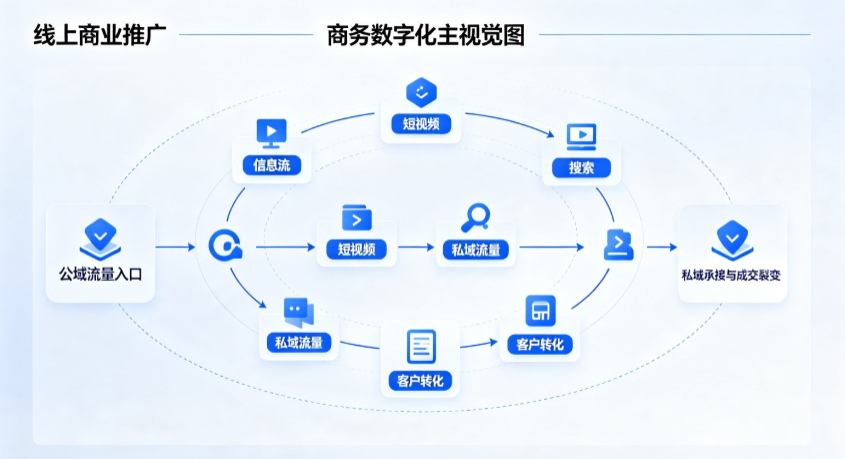 永定县线上商业推广怎么做？全域流量闭环搭建与低成本转化实战指南